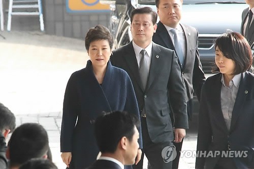 Comparution jeudi devant le tribunal de l’ex-présidente sud-coréenne Park