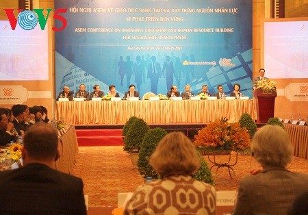 Conférence de l’ASEM sur l’éducation et la formation des ressources humaines 