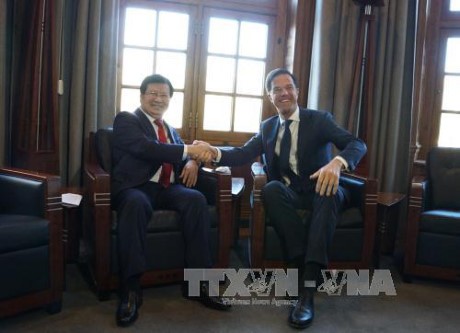 Trinh Dinh Dung rencontre le Premier ministre néerlandais