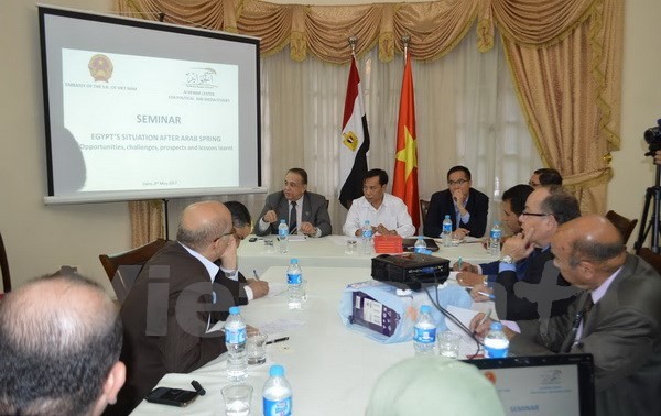Colloque sur les opportunités, défis et perspectives de coopération Vietnam-Egypte
