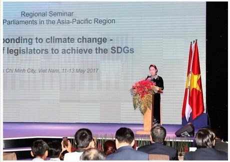 Conférence de l’UIP sur l’adaptation au changement climatique à Ho Chi Minh-ville