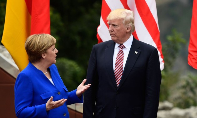 Trump s'entretient avec Merkel et Gentiloni avant le G20