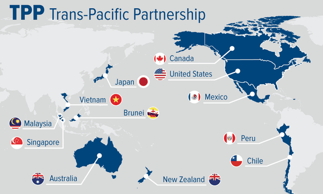 Les 11 pays restants discutent d’un TPP post-Etats-Unis