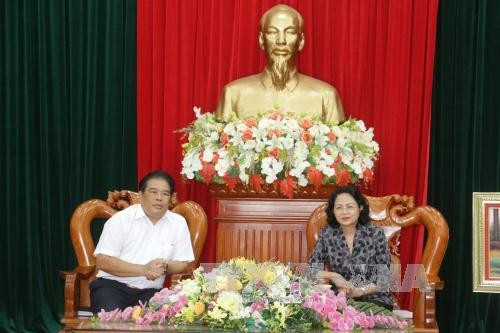 Dang Thi Ngoc Thinh s’entretient avec le Comité de pilotage du Sud-Ouest