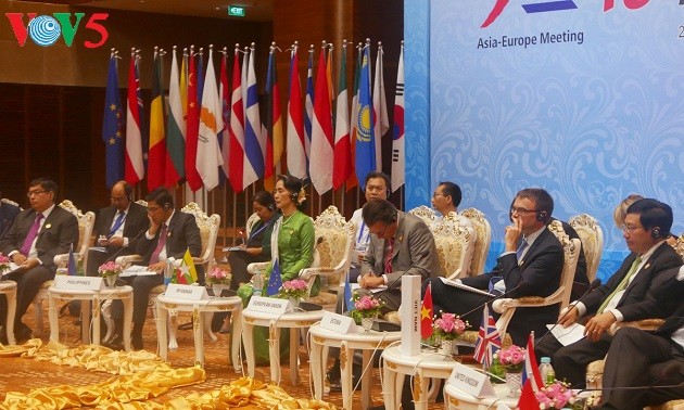 Les ministres de l’ASEM soutiennent le partenariat pour la paix et le développement durable