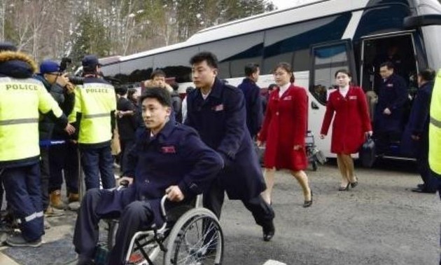 Paralympic de Pyeongchang: Les Nord-Coréens sont arrivés