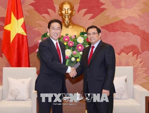 Pham Minh Chinh reçoit un responsable du Parti libéral démocrate japonais