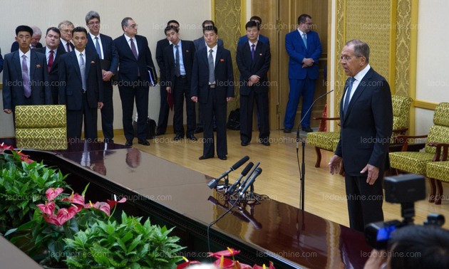 Sergei Lavrov rencontre Kim Jong-un