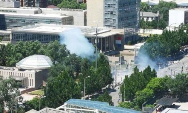 Pékin: Explosion à l’extérieur de l’ambassade des États-Unis