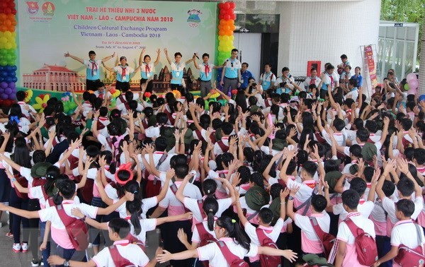 Ouverture de la colonie de vacances d'été pour enfants Vietnam-Laos-Cambodge 2018 