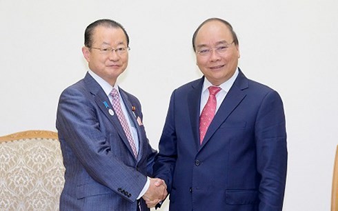 Nguyên Xuân Phuc reçoit une délégation de la Chambre des représentants du Japon