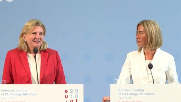 Réunion des ministres des Affaires étrangères de l’UE à Vienne