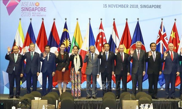 Sommet d’Asie orientale : adoption de cinq déclarations importantes