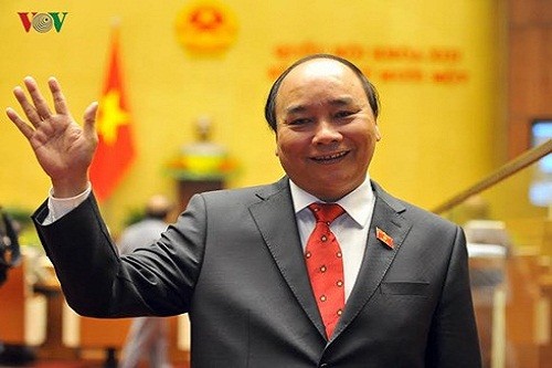 Nguyên Xuân Phuc au forum économique mondial de Davos