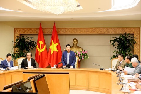 Pham Binh Minh préside une réunion pour préparer le 2e sommet Trump-Kim