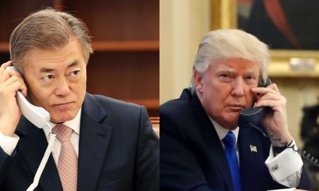 Donald Trump informe Moon Jae-in des résultats du sommet de Hanoï 