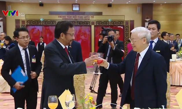 Nguyên Phu Trong salue une avancée majeure dans les relations avec Brunei
