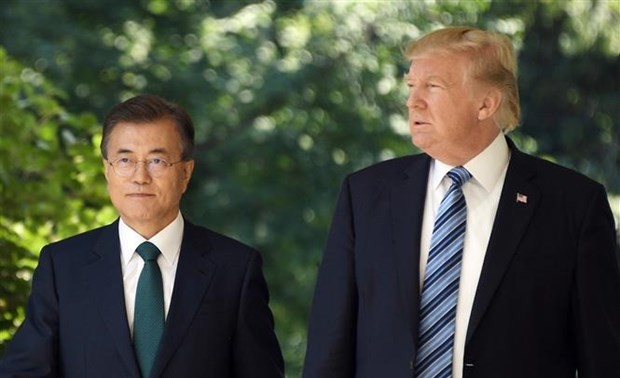 Moon Jae-in arrive aux États-Unis pour rencontrer Trump