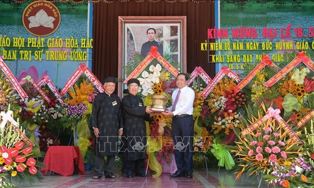 Célébration du 80e anniversaire de la fondation de l’Église bouddhique Hoa Hao 