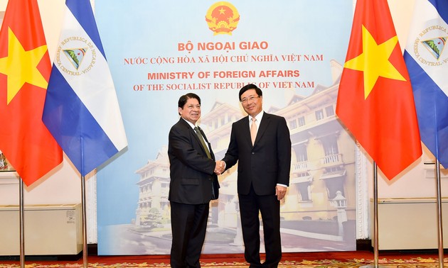 Le ministre des Affaires étrangères du Nicaragua Denis Moncada entame sa visite au Vietnam