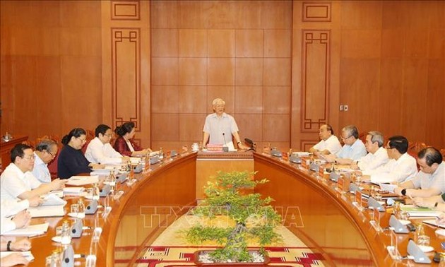 La réunion de la sous-commission élaboratrice des documents du 13e Congrès du Parti