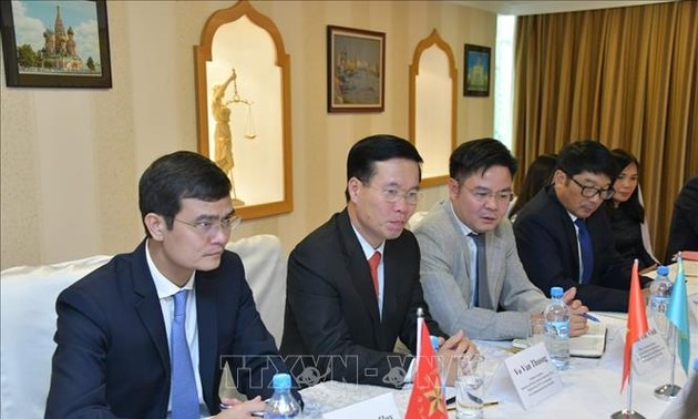 Vo Van Thuong en visite au Kazakhstan