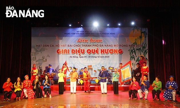 Festival des chants folkloriques et de l’art du bài chòi de Danang 2020