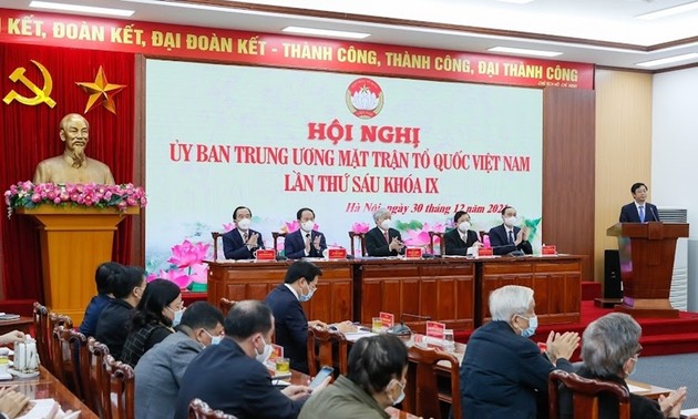 Sixième conférence du Comité central du Front de la Patrie du Vietnam 