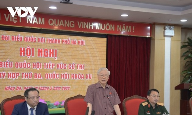 Nguyên Phu Trong à la rencontre de l’électorat de Hanoï
