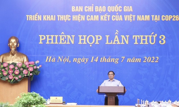 Réunion de la Direction nationale chargée de la mise en oeuvre des engagements pris par le Vietnam lors de la COP 26