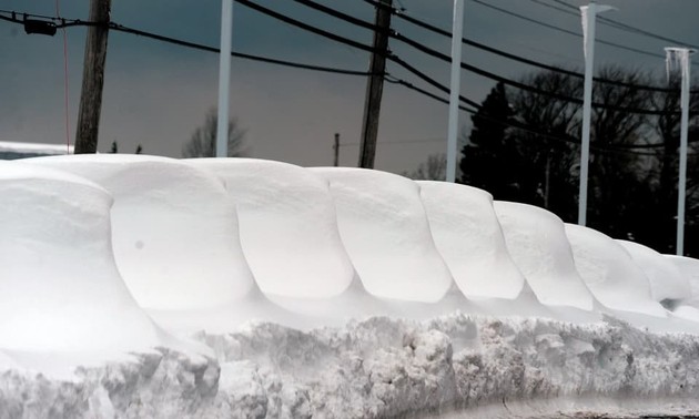 Chutes de neige “historiques” dans l'État de New York aux États-Unis