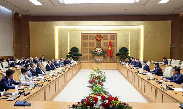 Pham Minh Chinh reçoit une délégation de l’Alliance des parlementaires d’amitié Japon-Vietnam