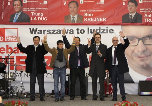Lần đầu tiên có ứng cử viên gốc Việt tham gia vận động bầu cử hội đồng nhân dân các cấp tại Ba Lan