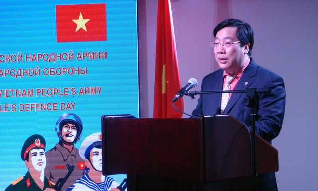 Kỷ niệm 70 năm ngày thành lập quân đội nhân dân Việt Nam ở Nga, Hàn Quốc 