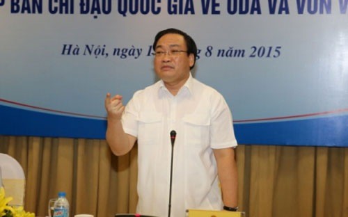 Phó Thủ tướng Hoàng Trung Hải chỉ đạo về công tác giải ngân vốn ODA