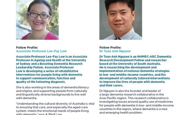 Tiến sĩ Việt Nam được Australia vinh danh trong lĩnh vực nghiên cứu về sa sút trí tuệ