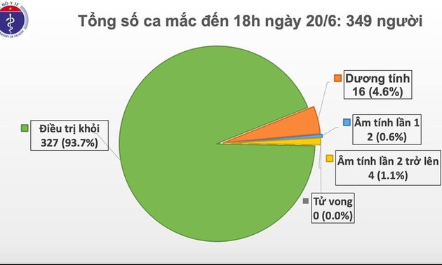 Việt Nam hiện còn 16 ca dương tính với virus SARS-CoV-2