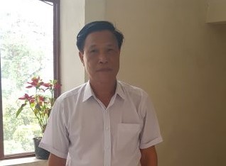 Ông Trần Quang Huy, cán bộ thôn gương mẫu