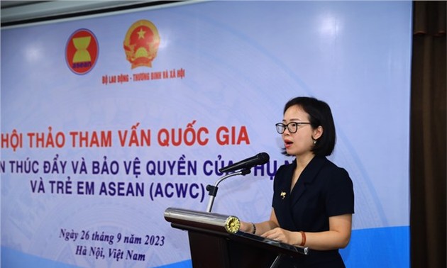 Thúc đẩy và bảo vệ quyền của phụ nữ và trẻ em trong ASEAN