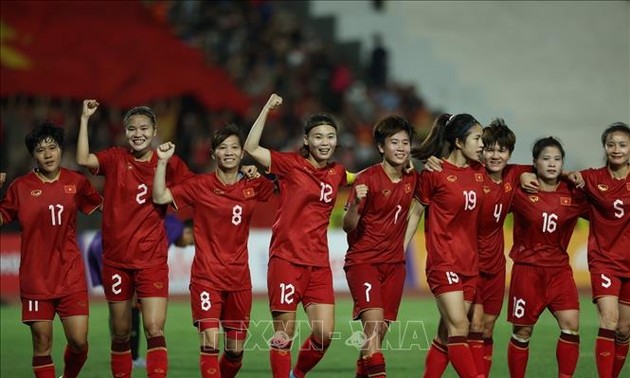 ทีมฟุตบอลหญิงทีมชาติเวียดนามเลื่อนขึ้นมาอยู่อันดับที่32ของโลก