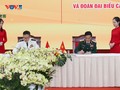 越中国防部高级代表团会谈在老街省举行