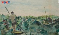 Pameran Tematik “Lukisan Sketsa Perang Perlawanan Vietnam Selatan” yang Kental dengan Rekam Jejak Kemanusiaan
