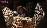 Bambusflechten in der Umgebung von Ho-Chi-Minh-Stadt
