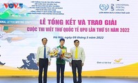 Церемония награждения победителей 51-го конкурса писем Международного почтового союза-UPU во Вьетнаме