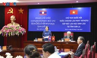 Chủ tịch Quốc hội CHDCND Lào đánh giá cao hợp tác giáo dục với Việt Nam