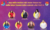 ผู้แทนเยาวชนเวียดนาม 7 คนเข้าร่วมฟอรั่มเยาวชนอาเซียนครั้งที่ 11