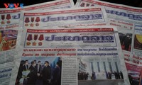 Лаосские СМИ широко осветили визит председателя Национальной ассамблеи Сайсомфона Фомвихана 