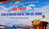 Quy hoạch cảng biển Trần Đề, tỉnh Sóc Trăng, thành cảng nước sâu đồng bằng sông Cửu Long