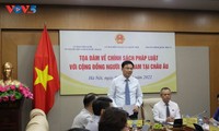 Tọa đàm về chính sách pháp luật với cộng đồng người Việt Nam tại Châu Âu