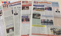 Laotische Presse berichtet ausführlich über Besuch des Staatspräsidenten Nguyen Xuan Phuc in Laos